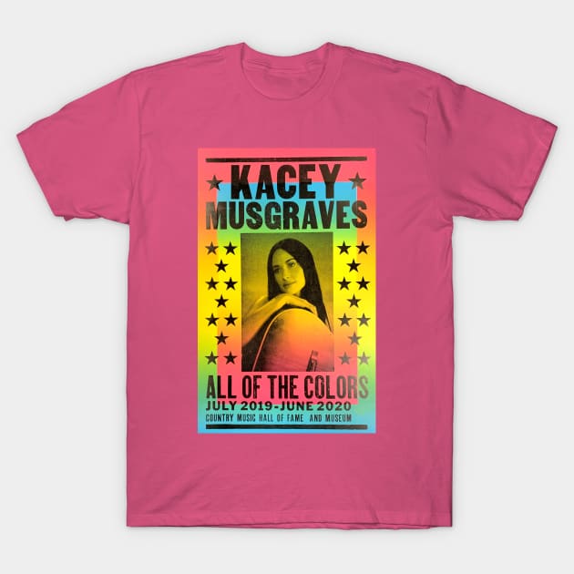 kacey musgraves All of the Colors T-Shirt by DESKPOP PODCAST